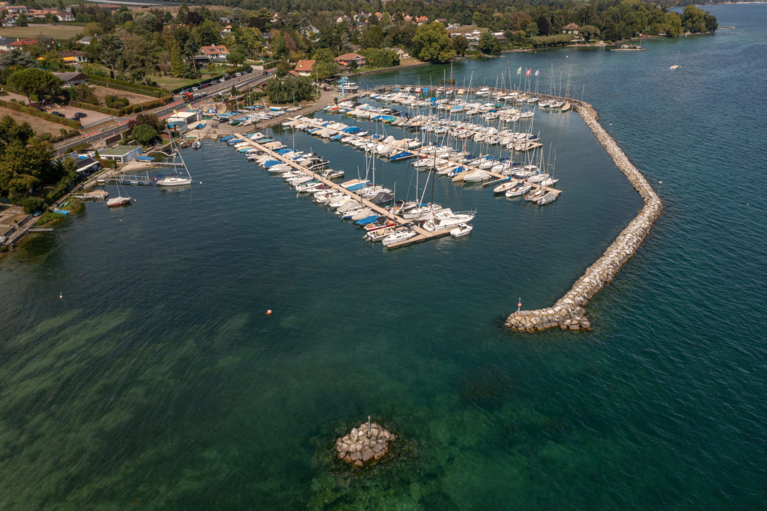 Port-Founex vue drone2 (1) Port de Founex vue drone